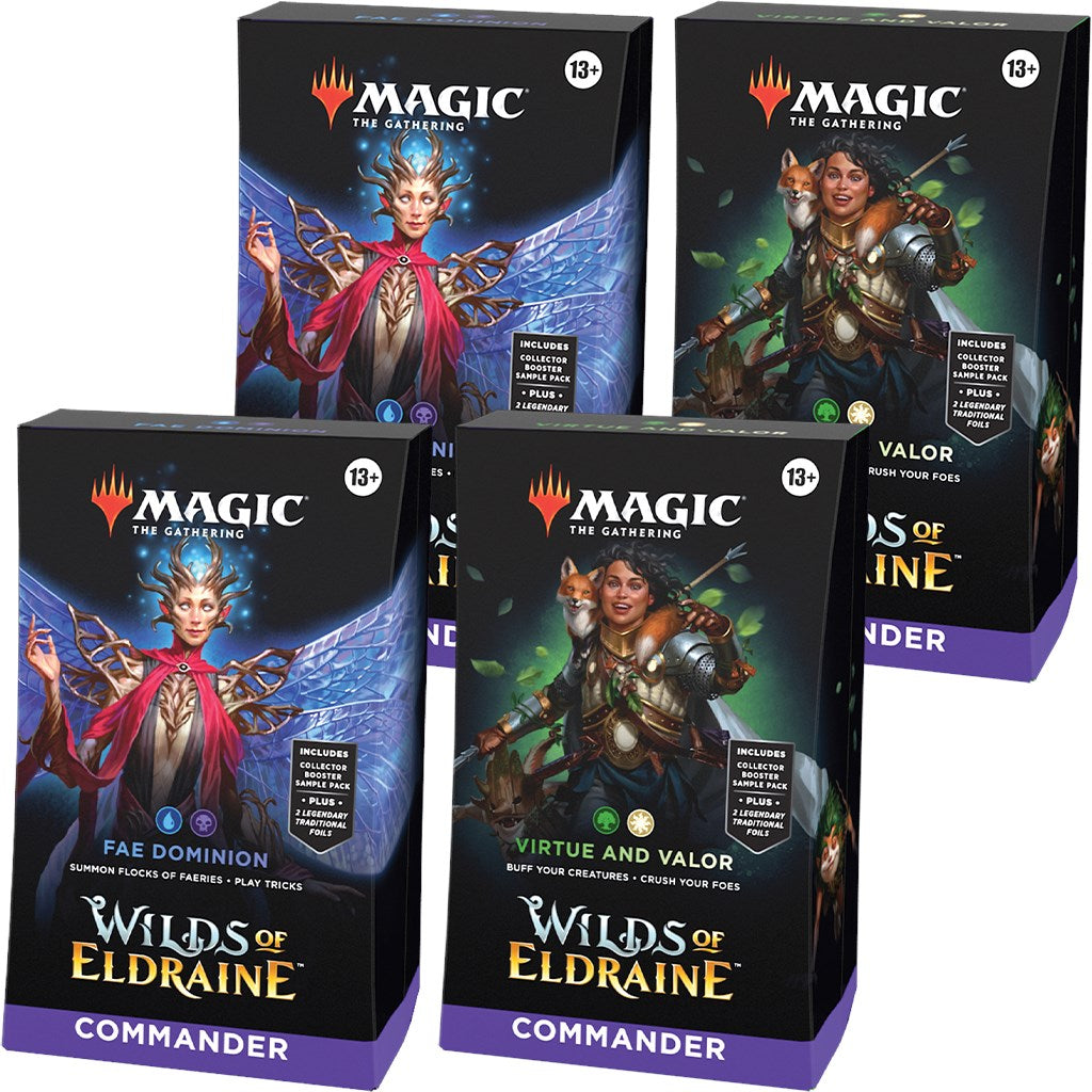 Hot Sale The Gathering - Wilds of Eldraine - Commander Deck Case