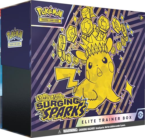 Hot Sale :Scarlet & Violet - Surging Sparks Elite Trainer Box