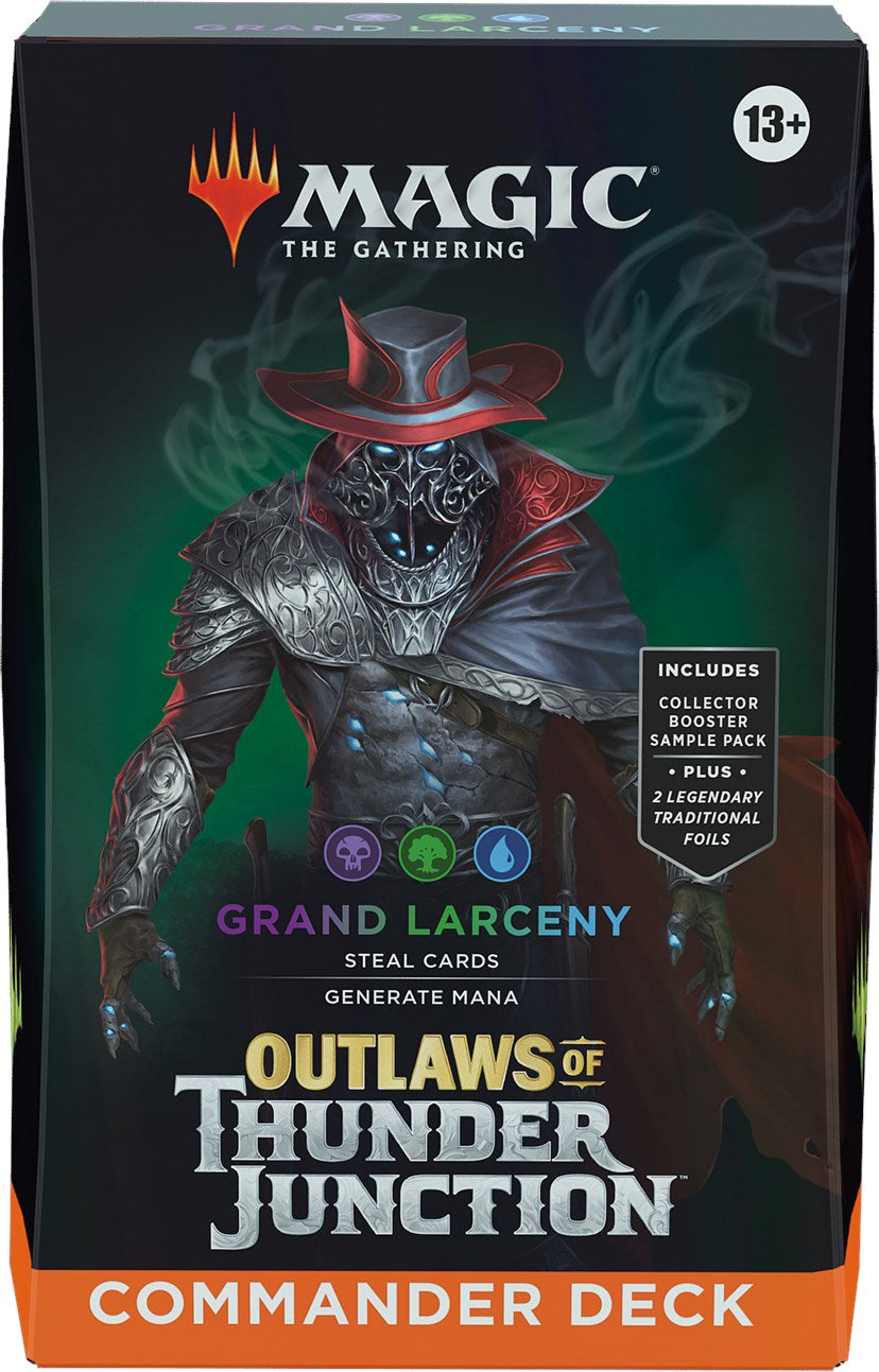 Hot Sale The Gathering - Outlaws of Thunder Junction - Commander Deck (Grand Larceny)