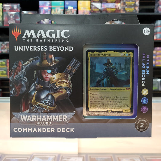 Hot Sale The Gathering - Universes Beyond: Warhammer 40.000 - Commander Deck (Forces of the Imperium)