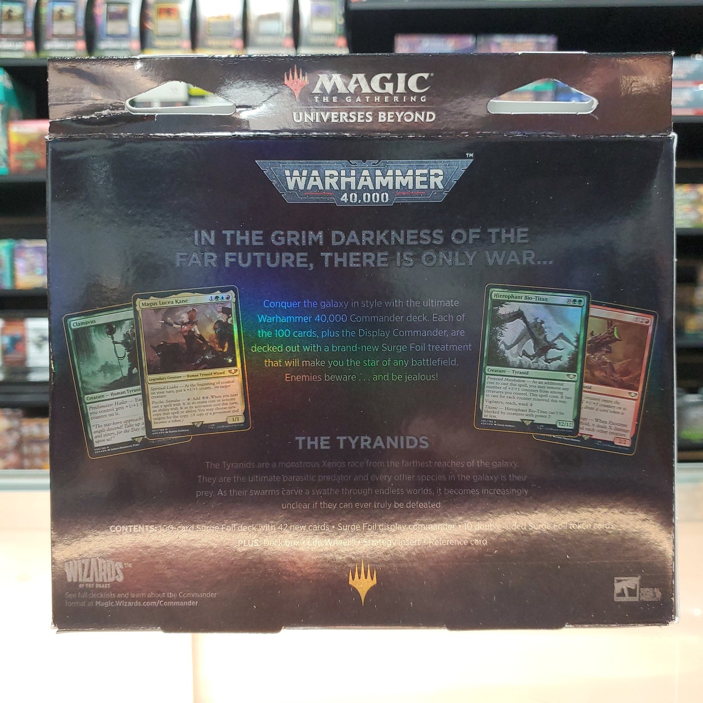 Hot Sale The Gathering - Universes Beyond: Warhammer 40.000 - Commander Deck (Tyranid Swarm - Collector's Edition)