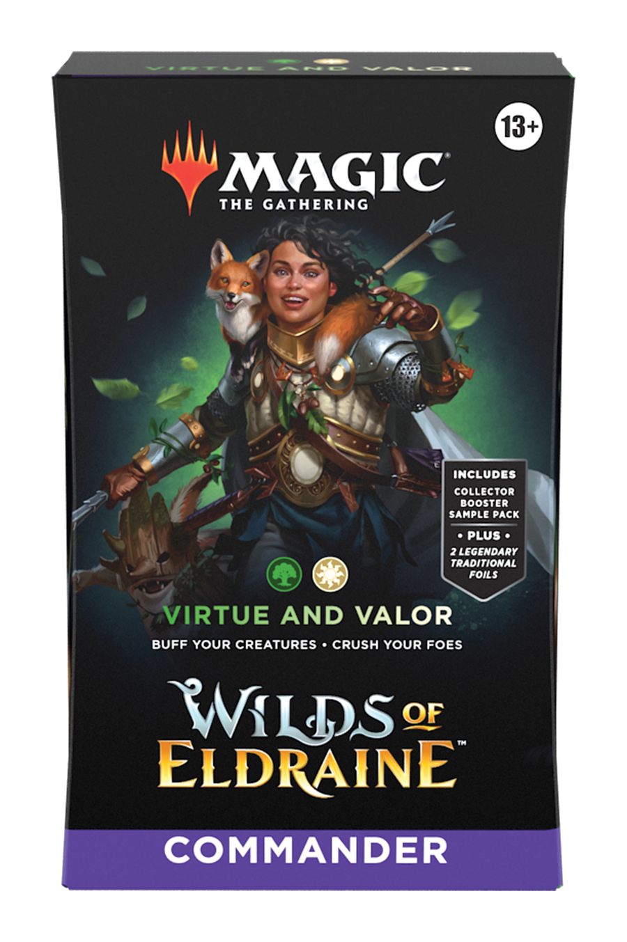 Hot Sale The Gathering - Wilds of Eldraine - Commander Deck (Virtue and Valor)