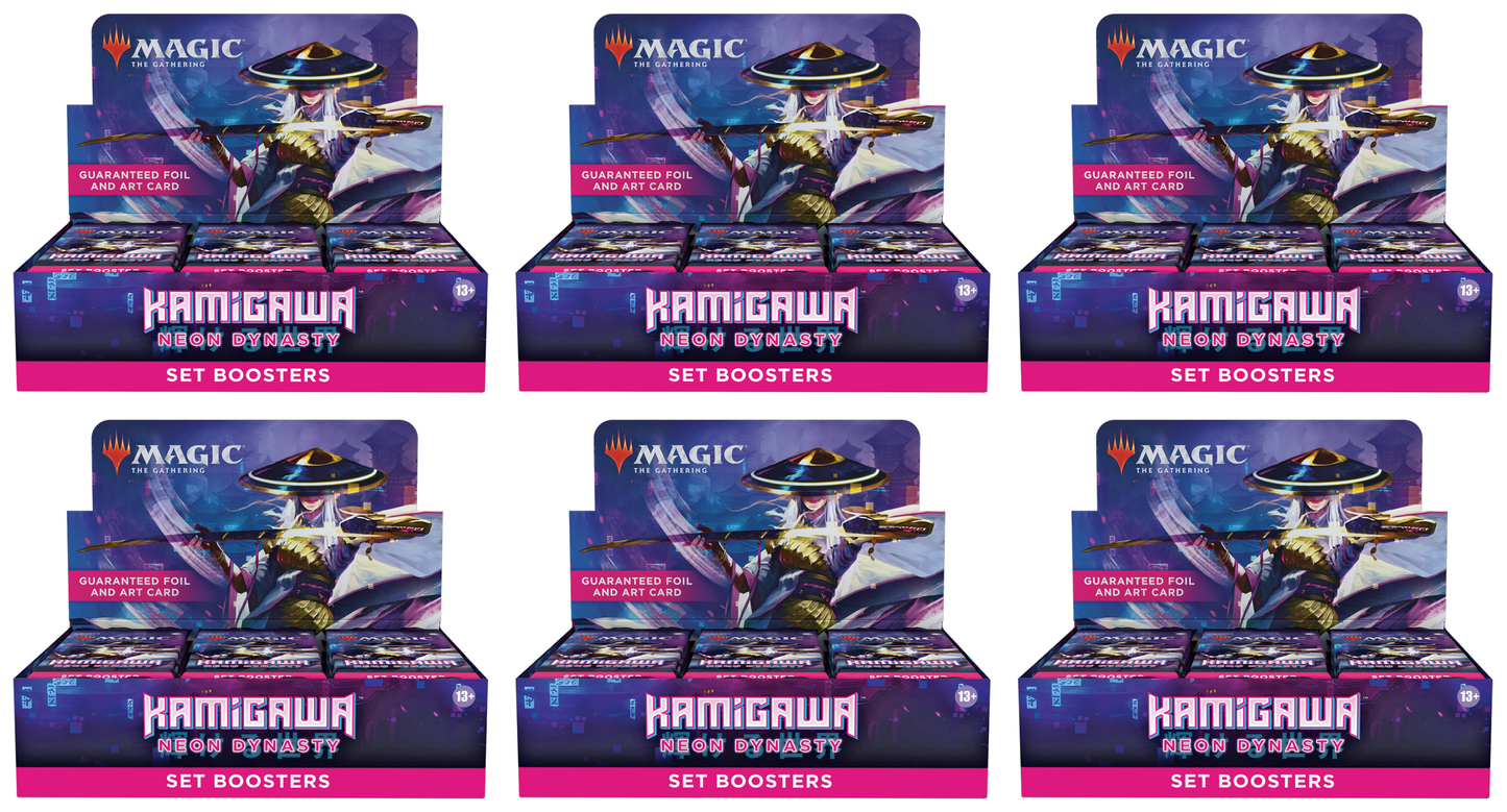 Hot Sale The Gathering - Kamigawa: Neon Dynasty - Set Booster Case